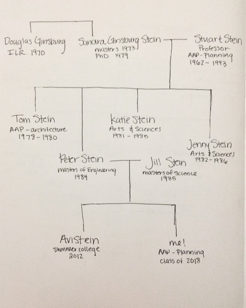 Rachel Stein - Cornell family tree