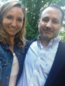 Rachel Stein '18 with her father Peter Stein, MEng '84.