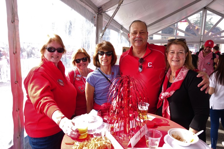 L to R: Marty Sherman, Lorraine Skalko, Lynne Saltz 75, Ron Skalko, Debbie Rothman